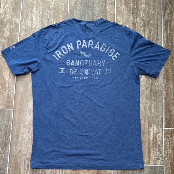 Under Armour Blue Iron Paradise Tee - Picture 1 of 6